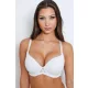 250180 11 Sandra push-up csipkés melltartó Fehér
