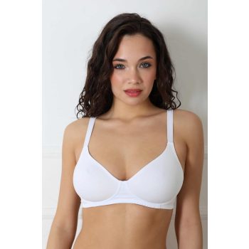   210402 Emma bélés nélküli pamut melltartó merevítővassal