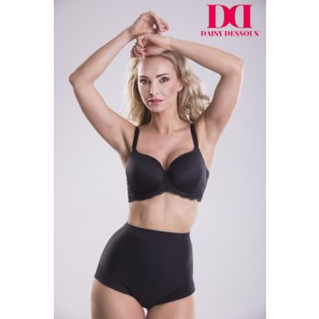 221808 Elizabeth légáteresztős kosarú melltartó fekete