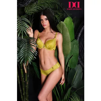 241302 06 Bikini felső Lurex-zöld