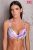 251717 03 Bikini felső 80/E Lila-mintás