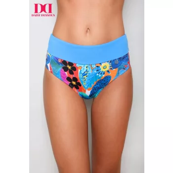 2552 01 Bikini alsó Kék-mintás